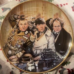 The Three Stooges Decorative Collector Plate - Colorful Portrait